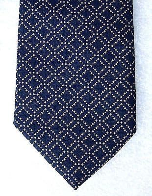 Vintage check tie BOULE NOIRE c 1970s
